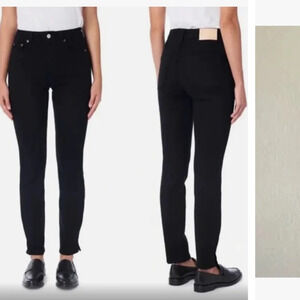 💚5/$25 Trave Lawson Slim Full Length Corduroy Black Size 25 Strait Leg Pants